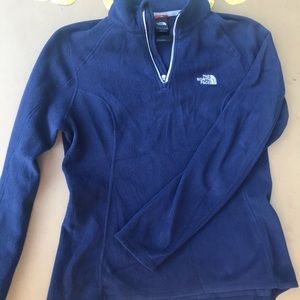 North face Lightweight fleece collared pullover